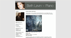 Desktop Screenshot of bethlevinpiano.com