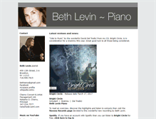 Tablet Screenshot of bethlevinpiano.com